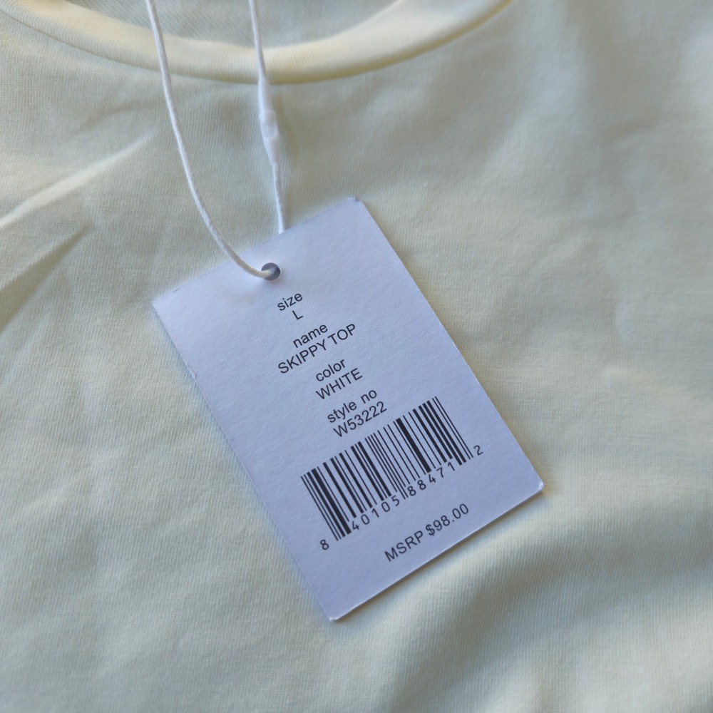 New! Walter Baker Skippy Top Anthropologie Puff Sleeve Sz Large Chic Clean Girl - Picture 6 of 10